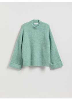Reserved - Sweter z dodatkiem wełny - jasnoturkusowy ze sklepu Reserved w kategorii Swetry damskie - zdjęcie 187647822