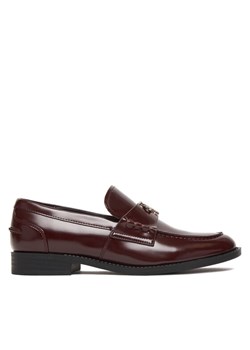 Loafersy Guess FLPBVL ELE14 Bordowy ze sklepu eobuwie.pl w kategorii Lordsy damskie - zdjęcie 187648342