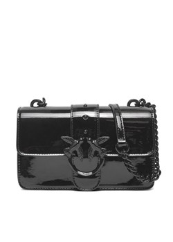 Torebka Pinko Love One Mini Cl PE 24 PLTT 100059 A1JD Czarny ze sklepu eobuwie.pl w kategorii Listonoszki - zdjęcie 187648360
