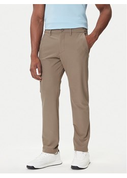 BOSS Spodnie materiałowe T_Commuter 50534303 Zielony Slim Fit ze sklepu MODIVO w kategorii Spodnie męskie - zdjęcie 187648771