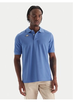 Kappa Polo Logo Sharas Mss 302B3D0 Niebieski Regular Fit ze sklepu MODIVO w kategorii T-shirty męskie - zdjęcie 187648801