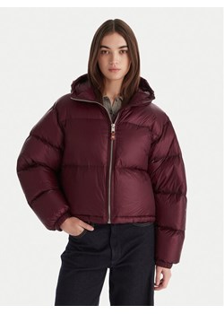 Tommy Hilfiger Kurtka puchowa WW0WW46541 Bordowy Regular Fit ze sklepu MODIVO w kategorii Kurtki damskie - zdjęcie 187648834