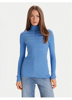 Morgan Golf 132-MENTOS.M Niebieski Slim Fit ze sklepu MODIVO w kategorii Swetry damskie - zdjęcie 187648872