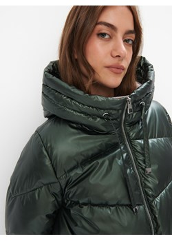 Mohito - Zimowa pikowana kurtka - ciemny zielony ze sklepu Mohito w kategorii Kurtki damskie - zdjęcie 187649502
