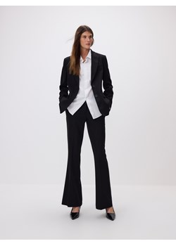 Reserved - Spodnie flare w paski - czarny ze sklepu Reserved w kategorii Spodnie damskie - zdjęcie 187649622