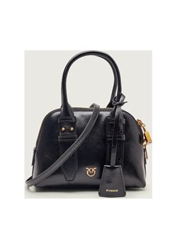 Pinko Skórzany kuferek BOWLING BAG ZIP MINI ze sklepu Gomez Fashion Store w kategorii Kuferki - zdjęcie 187650612