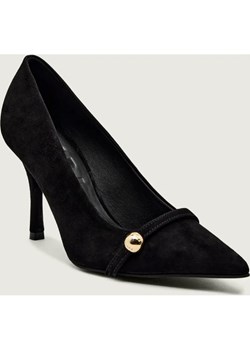 Furla Szpilki FURLA SFERA DECOLLETE | zamsz ze sklepu Gomez Fashion Store w kategorii Czółenka - zdjęcie 187650650