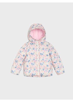 Sinsay - Pikowana kurtka puffer z kapturem - kremowy ze sklepu Sinsay w kategorii Kurtki dziewczęce - zdjęcie 187652301