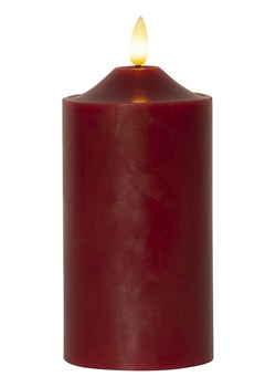 STAR Trading Świeca LED &quot;Flamme&quot; w kolorze czerwonym - wys. 17 cm ze sklepu Limango Polska w kategorii Świece i dyfuzory - zdjęcie 187652320