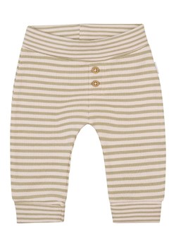 Noppies Spodnie "Getafe" w kolorze kremowo-oliwkowym ze sklepu Limango Polska w kategorii Spodnie i półśpiochy - zdjęcie 187652482