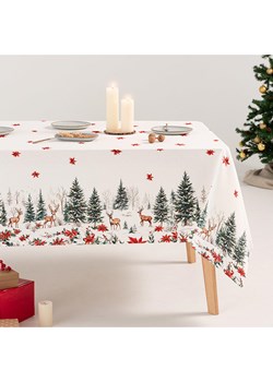 GAMUSI Obrus &quot;Roven&quot; w kolorze biało-zielono-czerwonym ze sklepu Limango Polska w kategorii Obrusy i bieżniki - zdjęcie 187652500