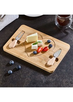 Violeta Home Deska w kolorze jasnobrązowym do serwowania - 29 x 18 cm ze sklepu Limango Polska w kategorii Misy i tace dekoracyjne - zdjęcie 187652530