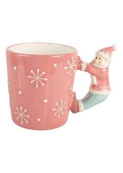 Clayre &amp; Eef Kubek jumbo w kolorze jasnoróżowym - 400 ml ze sklepu Limango Polska w kategorii Dzbanki i zaparzacze - zdjęcie 187652602