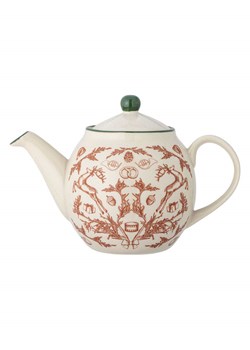 Bloomingville Imbryk &quot;Beth&quot; w kolorze beżowo-czerwonym - 900 ml ze sklepu Limango Polska w kategorii Dzbanki i zaparzacze - zdjęcie 187652771