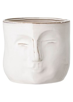 Bloomingville Doniczka &quot;Ignacia&quot; w kolorze białym - 18 x 15,5 x 16,5 cm ze sklepu Limango Polska w kategorii Doniczki i osłonki - zdjęcie 187652803