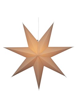 STAR Trading Gwiazda papierowa &quot;Plain&quot; w kolorze beżowym - Ø 90 cm ze sklepu Limango Polska w kategorii Oświetlenie - zdjęcie 187652924