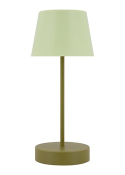 Remember Lampa stołowa LED &quot;Oscar&quot; w kolorze zielono-oliwkowym - wys. 33,5 x Ø 14,5 cm ze sklepu Limango Polska w kategorii Oświetlenie - zdjęcie 187652932
