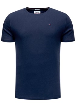 Tommy Jeans T-Shirt DM0DM04411 Granatowy Slim Fit ze sklepu MODIVO w kategorii T-shirty męskie - zdjęcie 187653062