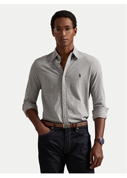Polo Ralph Lauren Koszula 710654408 Szary Regular Fit ze sklepu MODIVO w kategorii Koszule męskie - zdjęcie 187653093