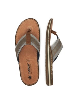 Rieker Japonki 21095-42 Beżowy ze sklepu MODIVO w kategorii Klapki męskie - zdjęcie 187653140