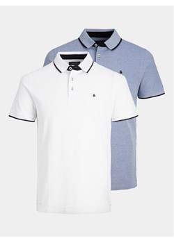 Jack & Jones Komplet koszulek polo Paulos 12191216 Kolorowy Slim Fit ze sklepu MODIVO w kategorii T-shirty męskie - zdjęcie 187653141