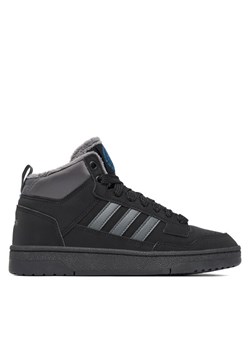 adidas Sneakersy Rapid Court Mid Winterized JR2804 Czarny ze sklepu MODIVO w kategorii Buty sportowe dziecięce - zdjęcie 187653240