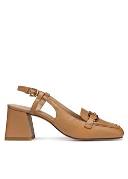 Geox Czółenka D Coronilla D55D1A 000TU C5000 Beżowy ze sklepu MODIVO w kategorii Sandały damskie - zdjęcie 187653310