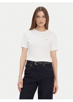 Tommy Hilfiger T-Shirt New Cody WW0WW40587 Biały Slim Fit ze sklepu MODIVO w kategorii Bluzki damskie - zdjęcie 187653362