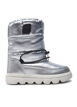 Geox Śniegowce J46HWB 0LVNF C1007 S Szary ze sklepu MODIVO w kategorii Buty zimowe dziecięce - zdjęcie 187653452
