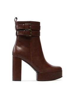 Jenny Fairy Botki PLATFORM-01KW Brązowy ze sklepu MODIVO w kategorii Botki - zdjęcie 187653471