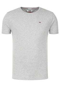 Tommy Jeans T-Shirt DM0DM04411 Szary Slim Fit ze sklepu MODIVO w kategorii T-shirty męskie - zdjęcie 187653502