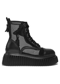 AGL Trzewiki Iggy D751563PGK62481013 Czarny ze sklepu MODIVO w kategorii Workery damskie - zdjęcie 187653741