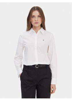 Tommy Hilfiger Koszula WW0WW43577 Biały Regular Fit ze sklepu MODIVO w kategorii Koszule damskie - zdjęcie 187653803