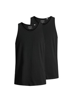 Jack & Jones Komplet tank topów Basic 12133910 Czarny Regular Fit ze sklepu MODIVO w kategorii Podkoszulki męskie - zdjęcie 187653842