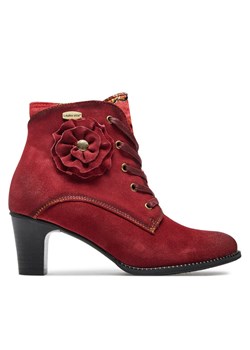 Laura Vita Trzewiki Elcodieo 01 Czerwony ze sklepu MODIVO w kategorii Botki - zdjęcie 187654001