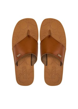 Roxy Japonki ARJL101150 Brązowy ze sklepu MODIVO w kategorii Klapki damskie - zdjęcie 187654161