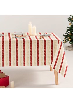 GAMUSI Obrus &quot;Striva&quot; w kolorze kremowo-beżowo-czerwonym ze sklepu Limango Polska w kategorii Obrusy i bieżniki - zdjęcie 187660833