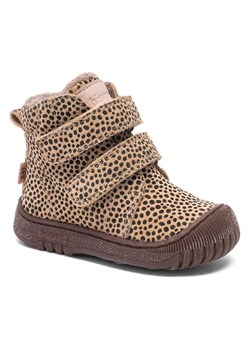 bisgaard Skórzane botki "Evon" w kolorze czarno-beżowym ze sklepu Limango Polska w kategorii Buty zimowe dziecięce - zdjęcie 187660940