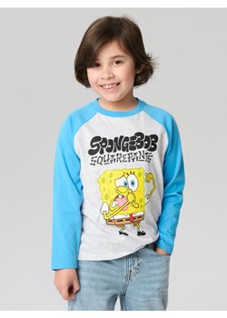Sinsay - Koszulka z długimi rękawami SpongeBob SquarePants - szary ze sklepu Sinsay w kategorii T-shirty chłopięce - zdjęcie 187662540
