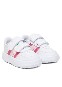 adidas Sneakersy Breaknet 3.0 JS3676 Biały ze sklepu MODIVO w kategorii Buty sportowe dziecięce - zdjęcie 187662904