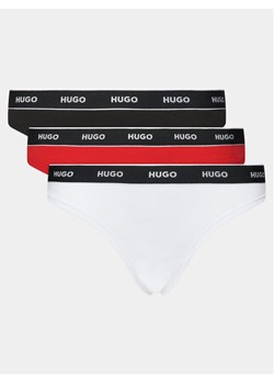 HUGO Komplet stringów Triplet Thong 50480150 Kolorowy ze sklepu MODIVO w kategorii Majtki damskie - zdjęcie 187662910