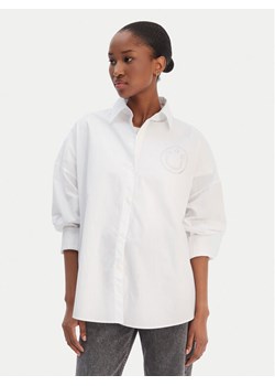 HUGO Koszula Edafne 50555625 Szary Regular Fit ze sklepu MODIVO w kategorii Koszule damskie - zdjęcie 187662912