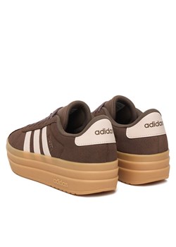 adidas Sneakersy Vl Court Bold J KK4502 Brązowy ze sklepu MODIVO w kategorii Buty sportowe dziecięce - zdjęcie 187662914