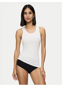 Triumph Top Beauty Layers 10221176 Écru Slim Fit ze sklepu MODIVO w kategorii Piżamy damskie - zdjęcie 187662943