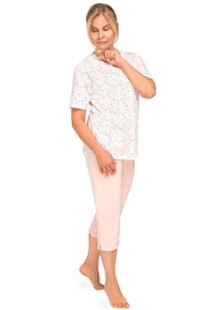 Bawełnian piżama damska dwuczęściowa Maria I 200 33, Kolor ecru-beżowy, Rozmiar M, MARTEL ze sklepu Primodo w kategorii Piżamy damskie - zdjęcie 187663262