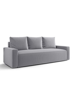 Jasnoszara sztruksowa sofa rozkładana H9-F18 ze sklepu Edinos.pl w kategorii Sofy i kanapy - zdjęcie 187663592