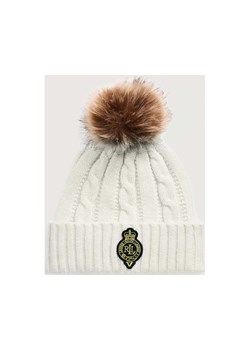 LAUREN RALPH LAUREN Czapka Crest-Patch | z dodatkiem wełny ze sklepu Gomez Fashion Store w kategorii Czapki zimowe damskie - zdjęcie 187663661