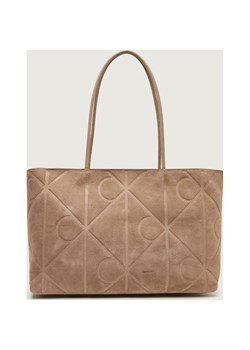 Calvin Klein Shopperka | zamsz ze sklepu Gomez Fashion Store w kategorii Torby Shopper bag - zdjęcie 187664610