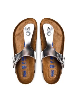 Birkenstock Japonki Gizeh Bs 1003675 Srebrny ze sklepu MODIVO w kategorii Klapki damskie - zdjęcie 187665003