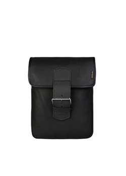 czarna torebka skórzana listonoszka na ramię Lecture ze sklepu Słoń Torbalski w kategorii Listonoszki - zdjęcie 187665490